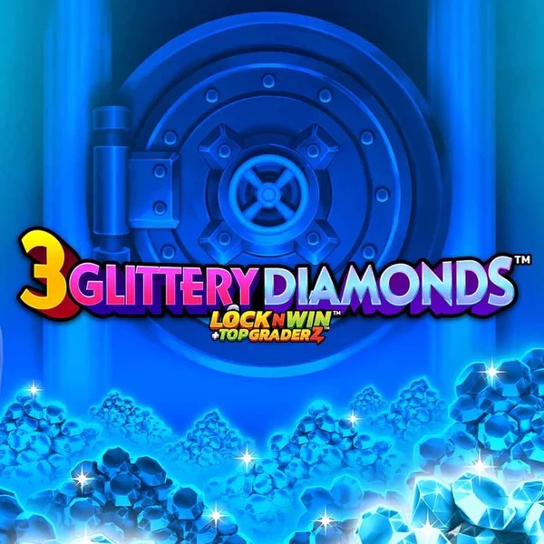 3 Glittery Diamonds logo by PearFiction Studios at Seven Casino3 Glittery Diamonds