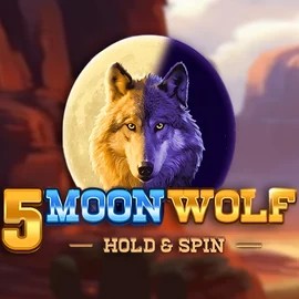 5 Moon Wolf slot logo by Apparat Gaming at Seven Casino5 Moon Wolf
