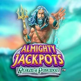 Official Jackpots logo: Almighty Jackpots – Realm of Poseidon by Novomatic at Seven Casino