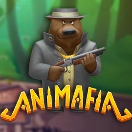 Animafia slot logo by Peter & Sons at Seven CasinoAnimafia
