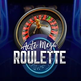 Auto Mega Roulette logo by Pragmatic Play at Seven Casino