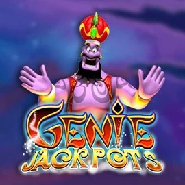 Genie Jackpots slot logo by Blueprint Gaming at Seven Casino