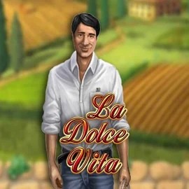 La Dolce Vita slot logo by Gamomat at Seven CasinoLa Dolce Vita