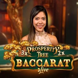 Prosperity Tree Baccarat slot logo by Evolution at Seven Casino