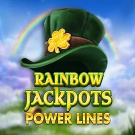 Rainbow Jackpots Power Lines online game logo by Red Tiger Gaming on casinoseven.eu