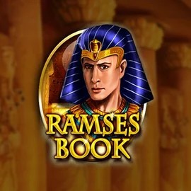 Logo of Ramses Book Deluxe from Gamomat at Seven Casino