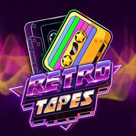 Retro Tapes slot logo by Push Gaming at Seven CasinoRetro Tapes